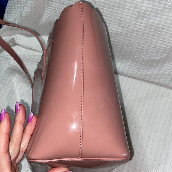 Kate spade patent scalloped lily avenue pink tote bag - Picture 7 of 16